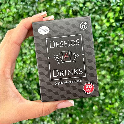Desejos e Drinks Jogo de Cartas para Casais
