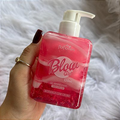 Blow Girl Gel Aromatizante Beijável Para Virilha 320ml Hot Flowers