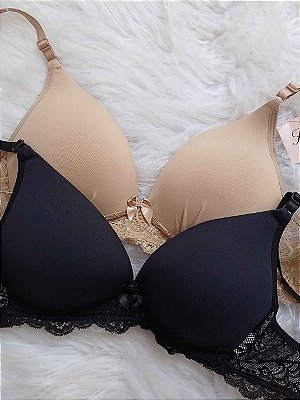 Sutiã Conforto em Renda com bojo