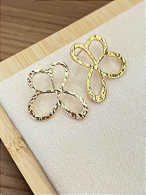 Brinco Flor Dourado