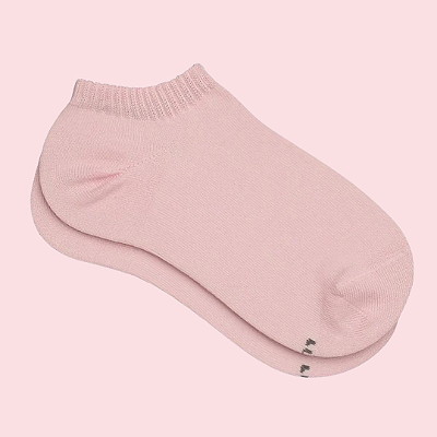 Meia Sapatilha  Feminina Lupo Rosa Algodão