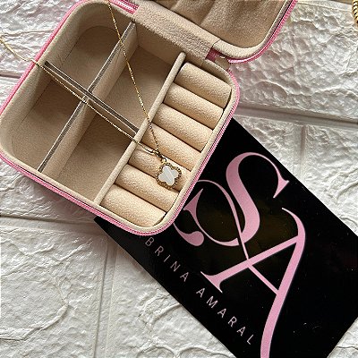 Colar Dourado Cravejado