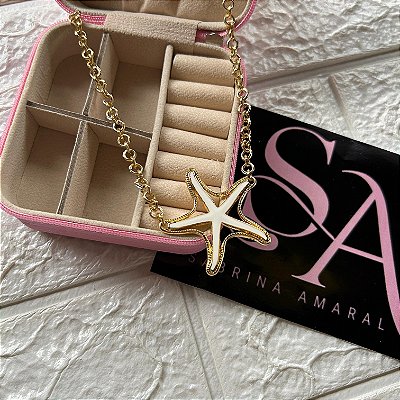 Colar Estrela do Mar Dourado