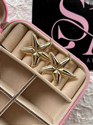 Brinco Folheado Estrela do Mar