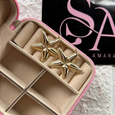 Brinco Folheado Estrela do Mar