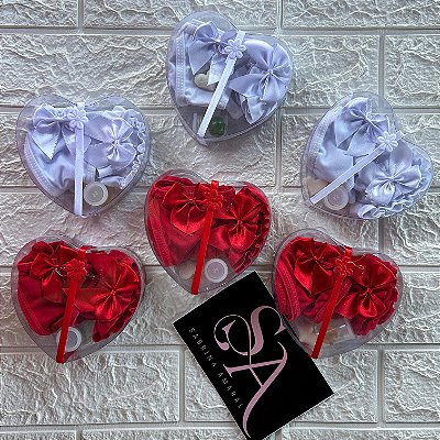 Kit Coração Calcinha Com perneira