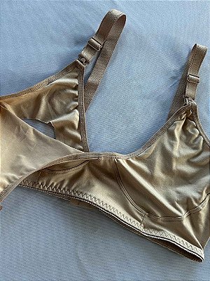 Sutiã de amamentação Reforçado Bege