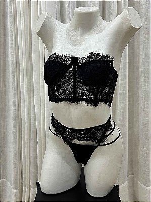 Conjunto Lingerie Night Preto