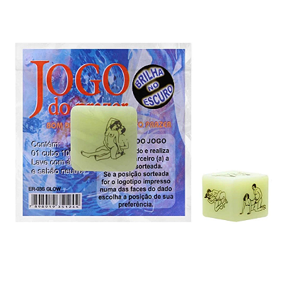 Dado Jogo Do Prazer Brilha No Escuro Diversão Ao Cubo
