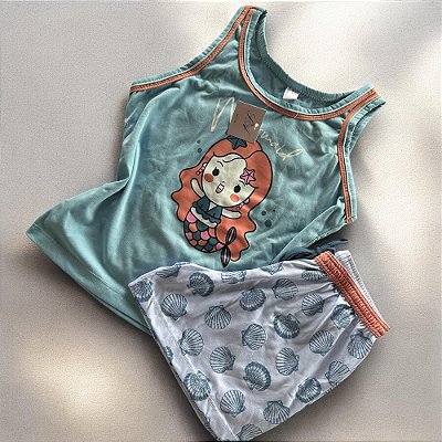 Pijama de Calor infantil Regata Sereia