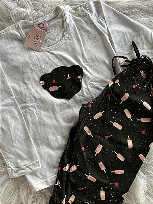 Pijama de inverno infantil Estampado- Picolé