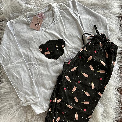 Pijama de inverno infantil Estampado- Picolé