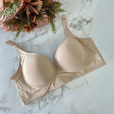 Sutiã Avulso Reforçado Confort Plus Size Nude