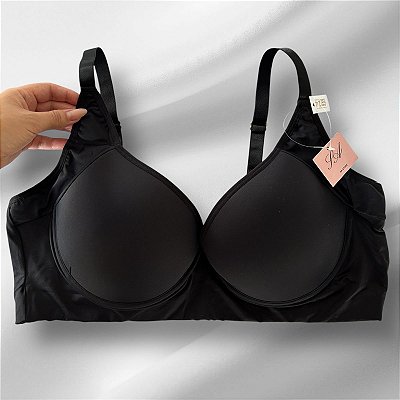 Sutiã Avulso Reforçado Confort Plus Size Preto