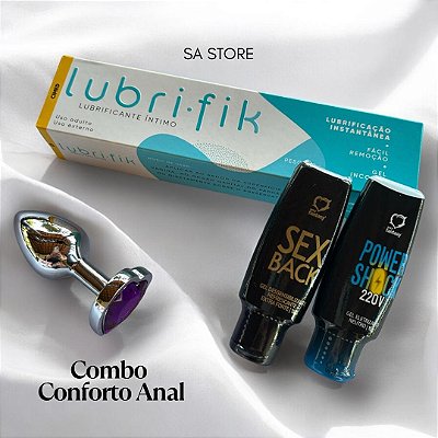 Combo Conforto Anal