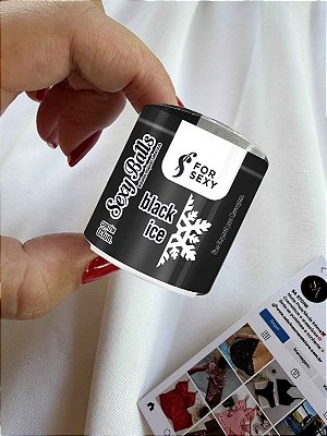 Bolinha Funcional Black Ice Esfria Beijável 3un - For Sexy