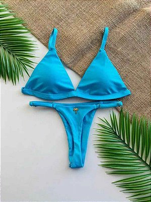 Conjunto Biquíni Bella Fio Azul Turquesa