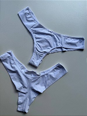 Calcinha Lady Comfry Avulsa fio duplo Branco