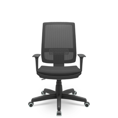 Cadeira Presidente Brizza Back Assento no Crepe sem Apoio de Cabeça Plaxmetal