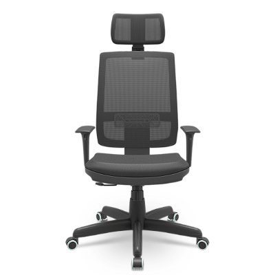 Cadeira Presidente Brizza Relax Vinil com Apoio de Cabeça