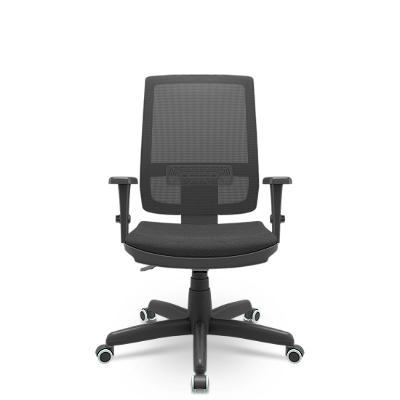 Cadeira Presidente Brizza Back Assento no Crepe sem Apoio de Cabeça com Braço 3d