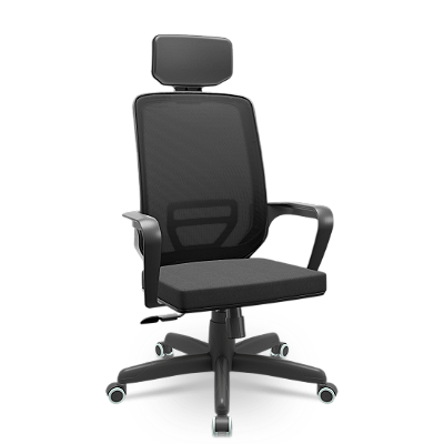 Cadeira Escritorio Adrix Plaxmetal Assento Crepe com Apoio de Cabeça