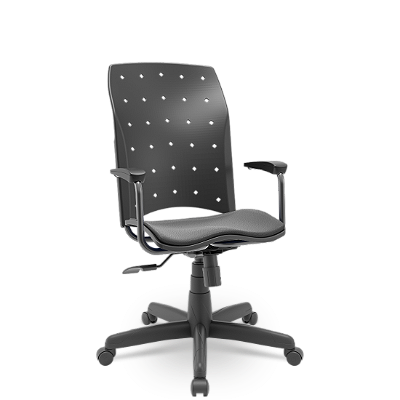 Cadeira Ergoplax Presidente Plaxmetal