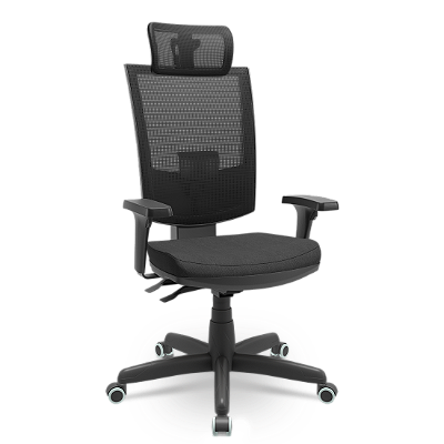 Cadeira Presidente Flash com Apoio de Cabeça