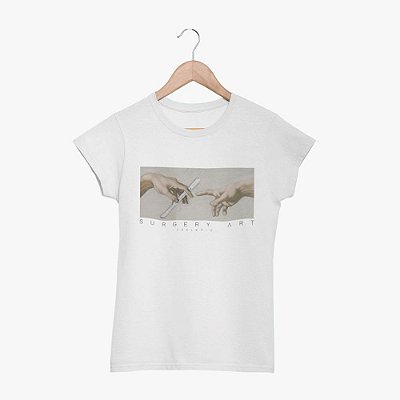 Camiseta Surgery Art Branca FEMININA