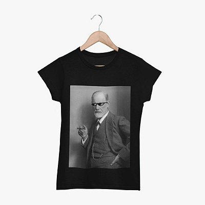 Camiseta Thug Freud Preta FEMININA