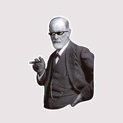 Sticker Thug Freud