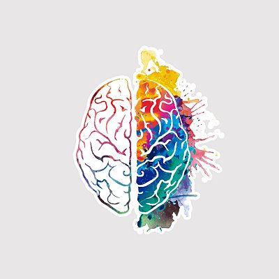 Sticker Brain Art