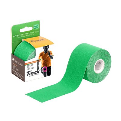 Bandagem Adesiva Funcional TMAX Profissional  5 m x 5 cm Verde