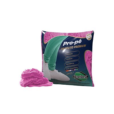 Sapatilha Descartável Pro-pé GR 20 cor Rosa Pink (PCT com 100un) ProtDesc