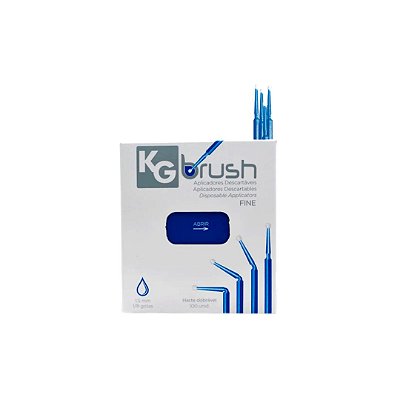 Aplicador Kg Brush - KG Sorensen Fina Azul (1.5mm 1/8 gotas)