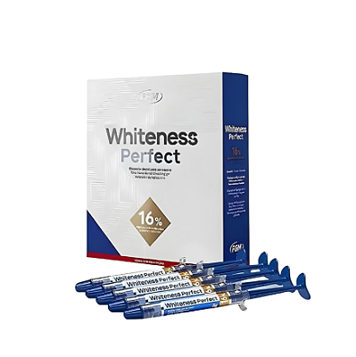 Kit Clareador Whiteness Perfect 16% com 5 Seringas FGM