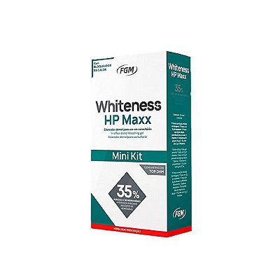 Mini Kit Clareador Whiteness HP Maxx 35% 1 Paciente FGM