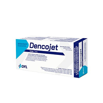 Agulha Gengival Dencojet 27g Longa 0,4x38mm - DFL