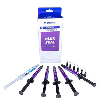 Kit Selante Max Seal com 5 Seringas Branco Opaco - Maquira Venc. 27/06/2024