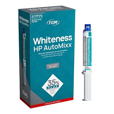 Kit Clareador Whiteness Automixx Plus 35% + Top Dam - FGM