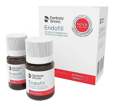 Cimento Endodôntico Endofil Kit Pó 12g + Líquido 10ml - Dentsply