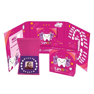 Kit Porta Dentinhos + Album LYSKIDS Menina - Lysanda