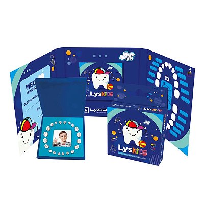 Kit Porta Dentinhos + Album LYSKIDS Menino - Lysanda