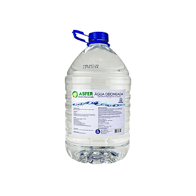 Água Deionizada 5L - Asfer