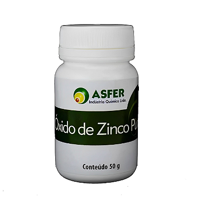 Óxido de Zinco 50g - Asfer