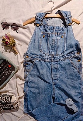 macacão jeans feminino lee