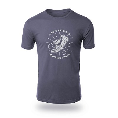 Camiseta Running LIB - Dark Grey - Br