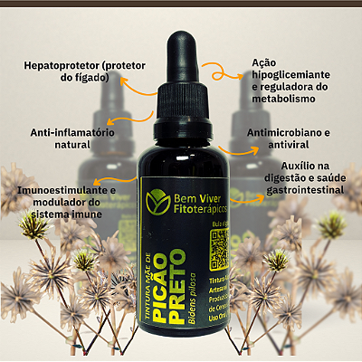 Tintura Mãe de Picão-Preto (Bidens pilosa) 50ml