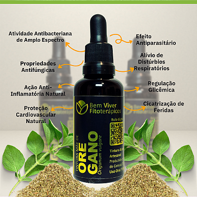 Tintura Mãe de Orégano (Origanum vulgare) 50ml