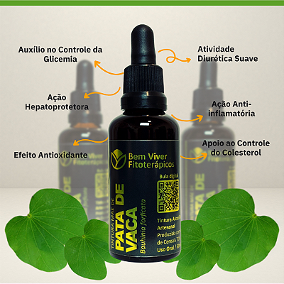 Tintura Mãe de Pata de Vaca (Bauhinia forficata) 50ml
